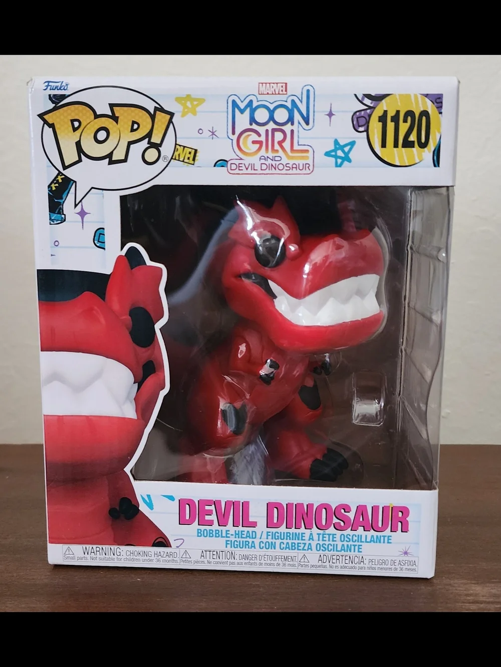Funko Pop! Marvel Moon Girl Devil Dinosaur #1120 Red & Black